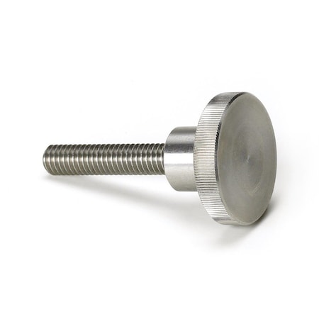 Thumb Screw, 1/4-20 Thread Size, Stainless Steel, 1/4 Head Ht